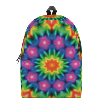 Rainbow Kaleidoscope Print Backpack