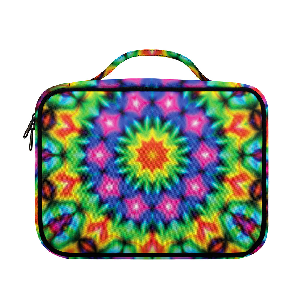Rainbow Kaleidoscope Print Briefcase Bible Bag