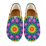 Rainbow Kaleidoscope Print Casual Shoes