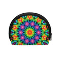 Rainbow Kaleidoscope Print Coin Purse