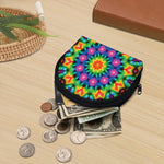 Rainbow Kaleidoscope Print Coin Purse