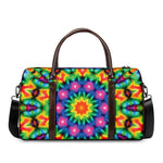 Rainbow Kaleidoscope Print Duffle Bag