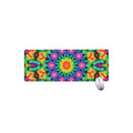 Rainbow Kaleidoscope Print Extended Mouse Pad