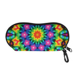 Rainbow Kaleidoscope Print Glasses Case