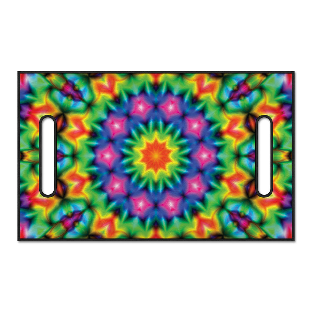 Rainbow Kaleidoscope Print Golf Cart Seat Cover