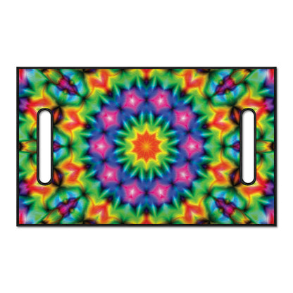 Rainbow Kaleidoscope Print Golf Cart Seat Cover