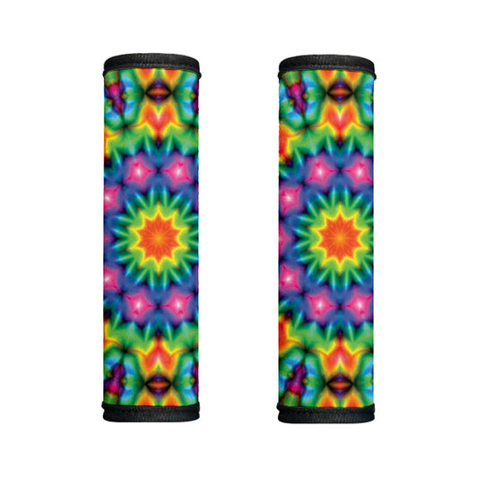 Rainbow Kaleidoscope Print Handle Covers