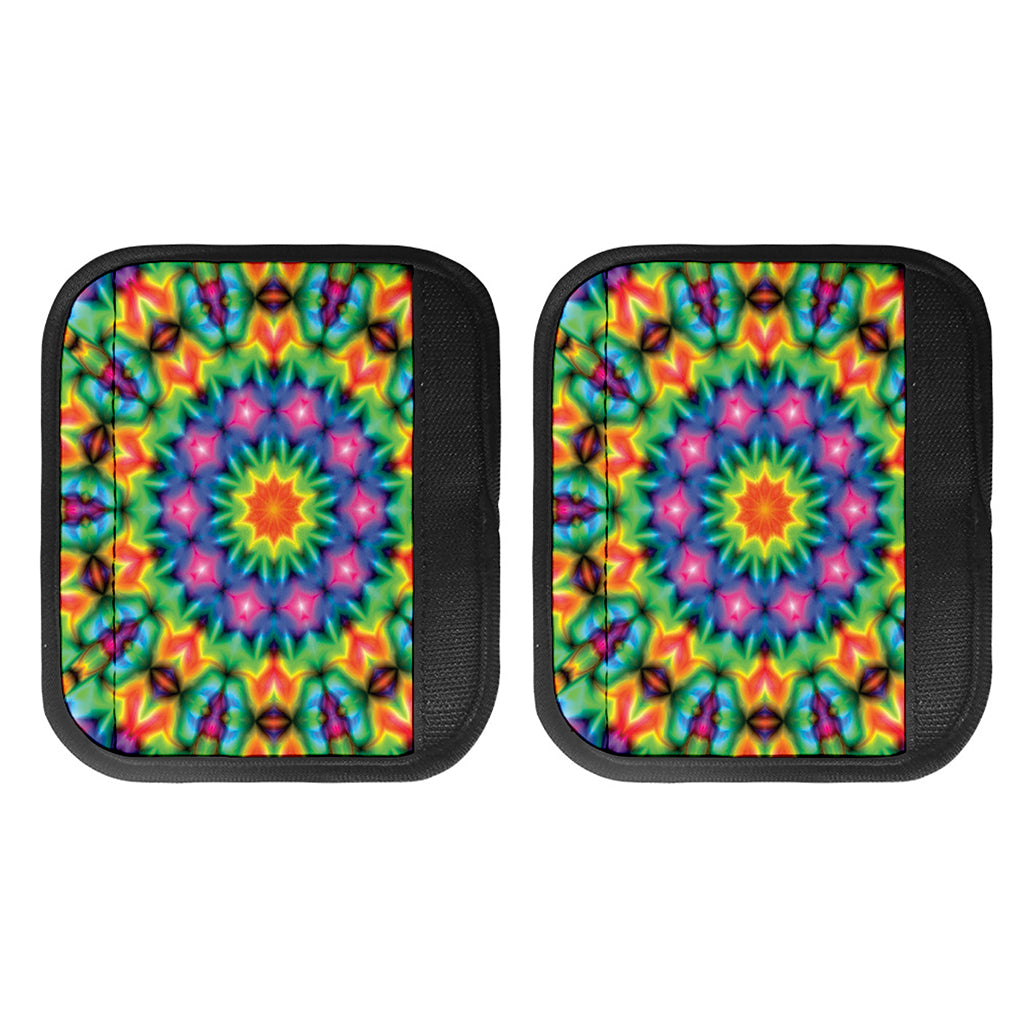 Rainbow Kaleidoscope Print Handle Covers