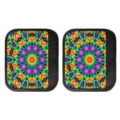 Rainbow Kaleidoscope Print Handle Covers