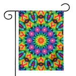 Rainbow Kaleidoscope Print House Flag