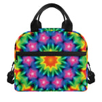 Rainbow Kaleidoscope Print Insulated Lunch Bag