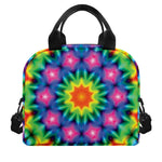 Rainbow Kaleidoscope Print Insulated Lunch Bag