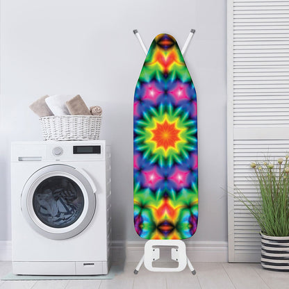 Rainbow Kaleidoscope Print Ironing Board Cover