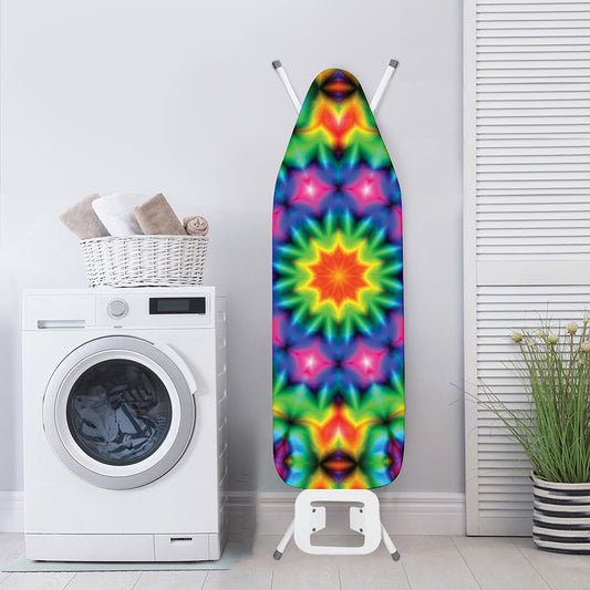 Rainbow Kaleidoscope Print Ironing Board Cover