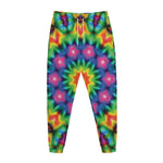Rainbow Kaleidoscope Print Jogger Pants