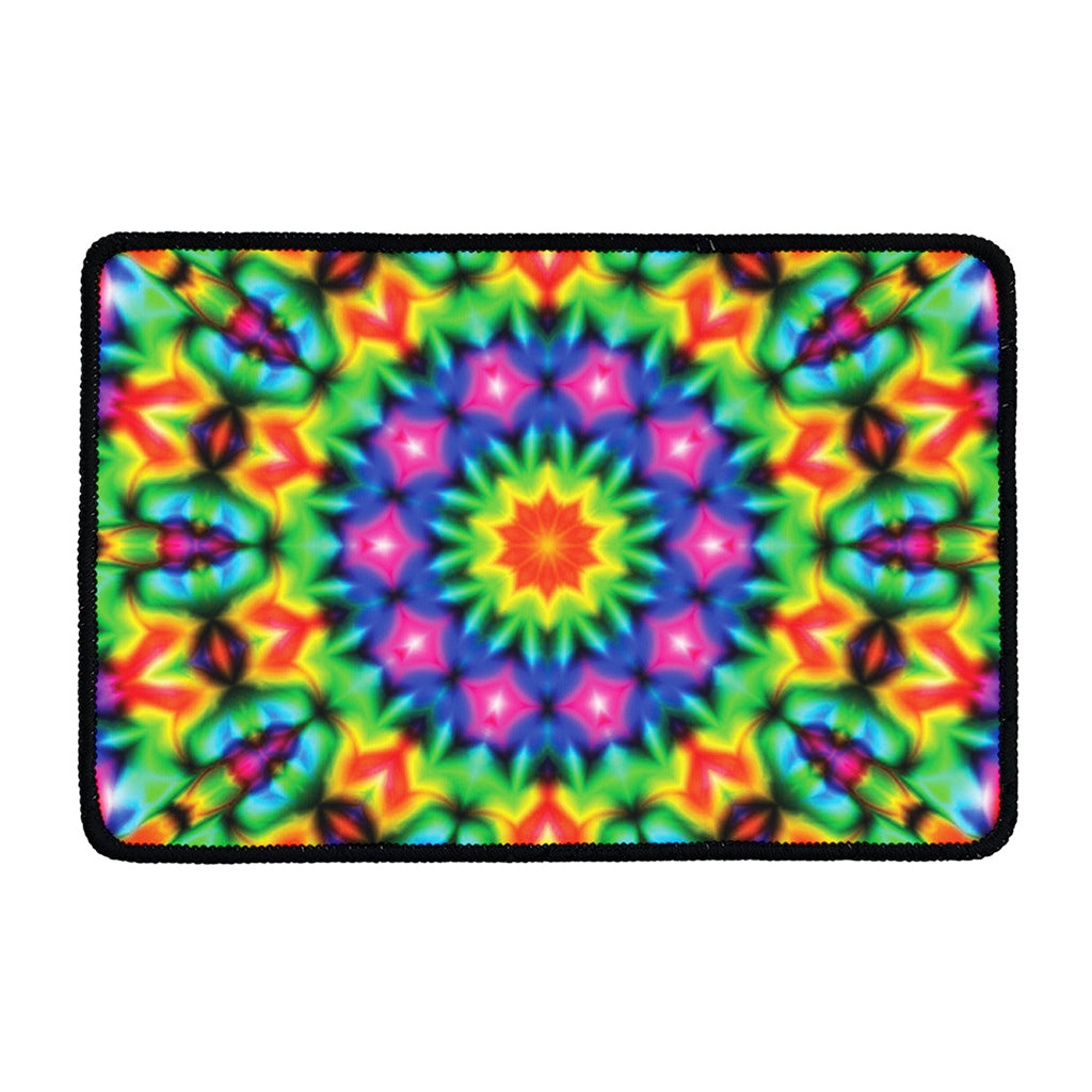 Rainbow Kaleidoscope Print Kitchen Mat