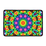 Rainbow Kaleidoscope Print Kitchen Mat