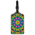 Rainbow Kaleidoscope Print Luggage Tag