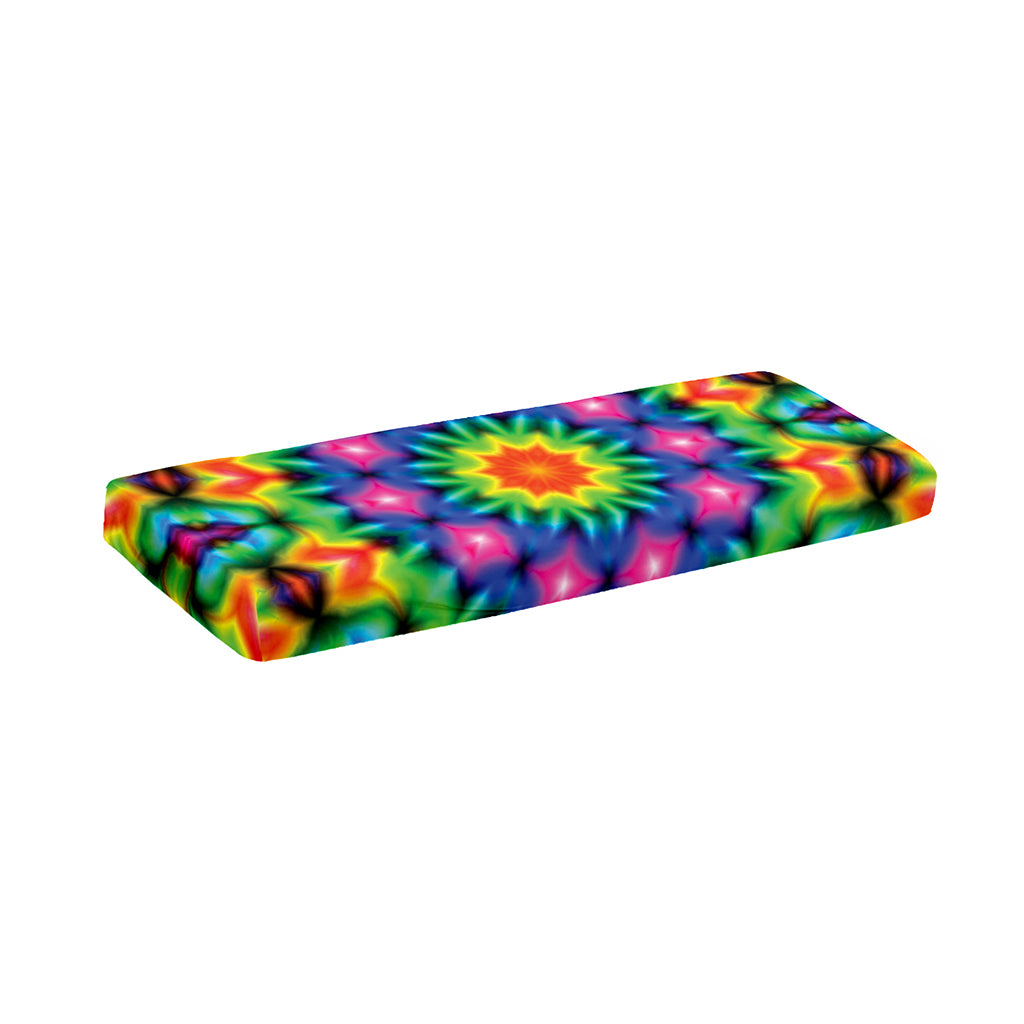 Rainbow Kaleidoscope Print Piano Keyboard Cover