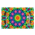Rainbow Kaleidoscope Print Placemat