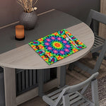 Rainbow Kaleidoscope Print Placemat