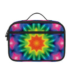 Rainbow Kaleidoscope Print Portable Lunch Bag