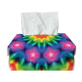 Rainbow Kaleidoscope Print Rectangle Tissue Box Cover