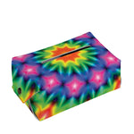 Rainbow Kaleidoscope Print Rectangle Tissue Box Cover