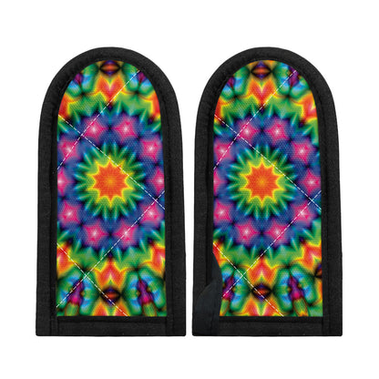 Rainbow Kaleidoscope Print Skillet Handle Cover