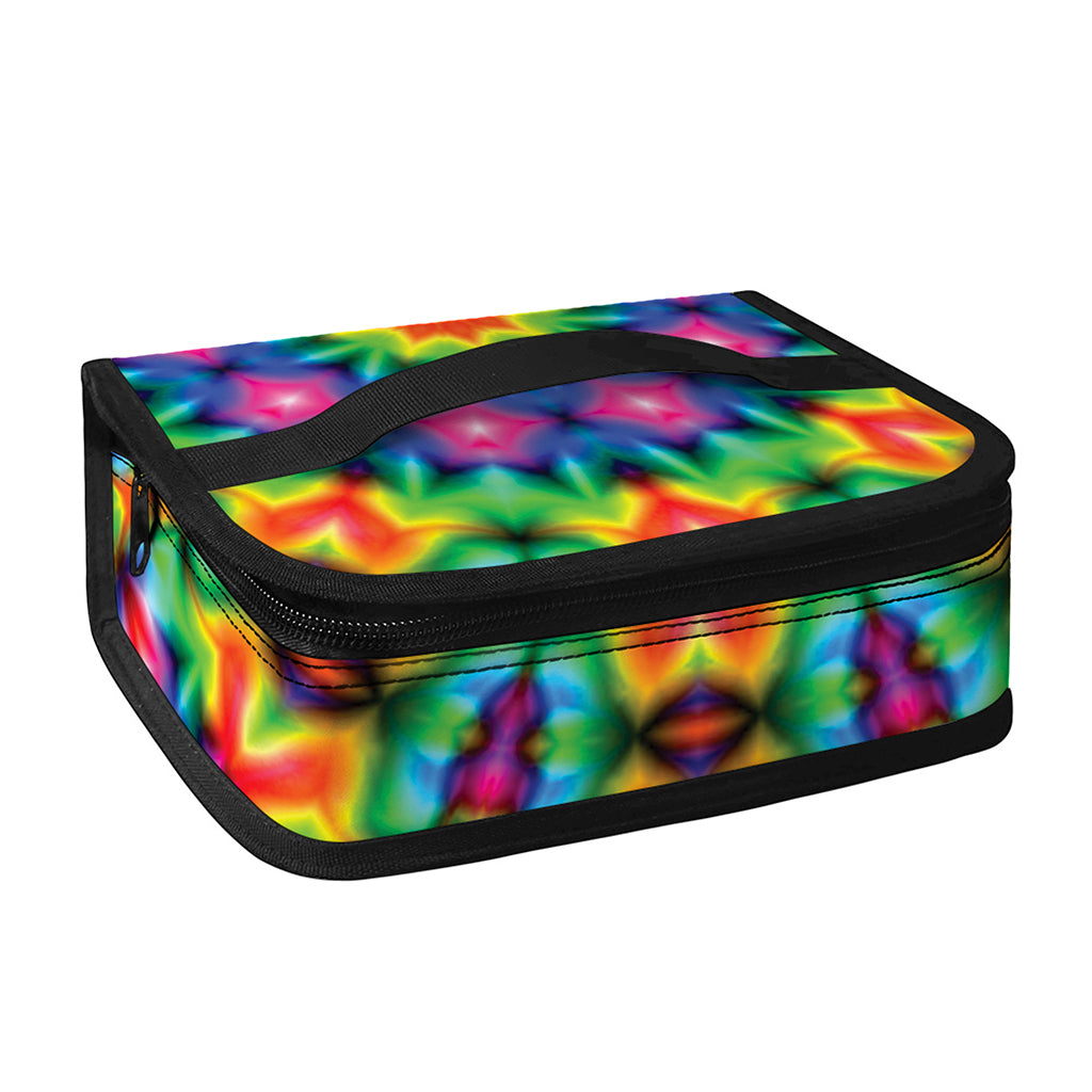 Rainbow Kaleidoscope Print Small Lunch Bag