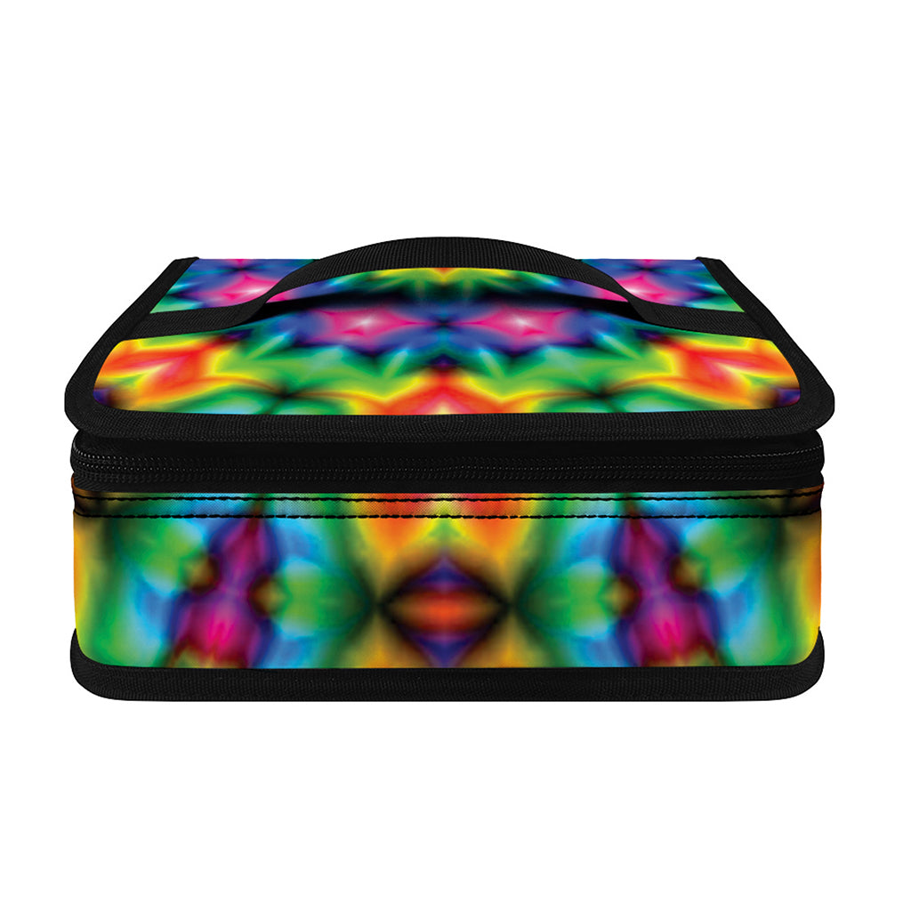 Rainbow Kaleidoscope Print Small Lunch Bag