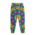 Rainbow Kaleidoscope Print Sweatpants