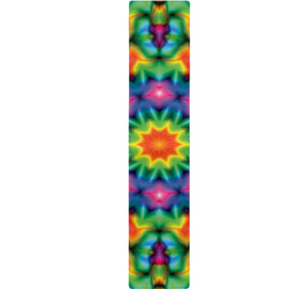 Rainbow Kaleidoscope Print Table Runner