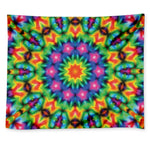 Rainbow Kaleidoscope Print Tapestry