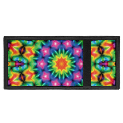 Rainbow Kaleidoscope Print Trifold Wallet