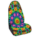 Rainbow Kaleidoscope Print Waterproof Car Seat Cover