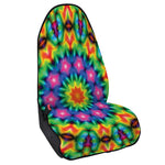 Rainbow Kaleidoscope Print Waterproof Car Seat Cover