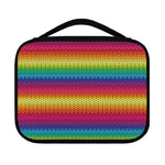 Rainbow Knitted Mexican Pattern Print Classic Bible Case