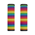 Rainbow Knitted Mexican Pattern Print Handle Covers