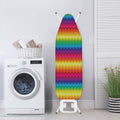 Rainbow Knitted Mexican Pattern Print Ironing Board Cover