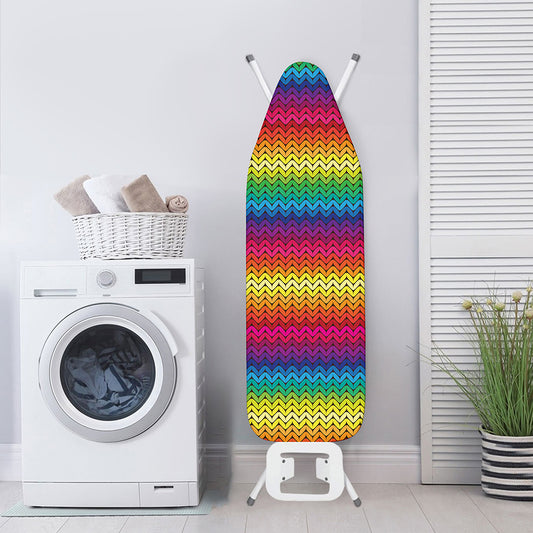 Rainbow Knitted Mexican Pattern Print Ironing Board Cover