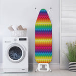 Rainbow Knitted Mexican Pattern Print Ironing Board Cover