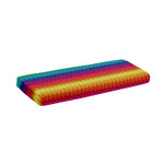 Rainbow Knitted Mexican Pattern Print Piano Keyboard Cover