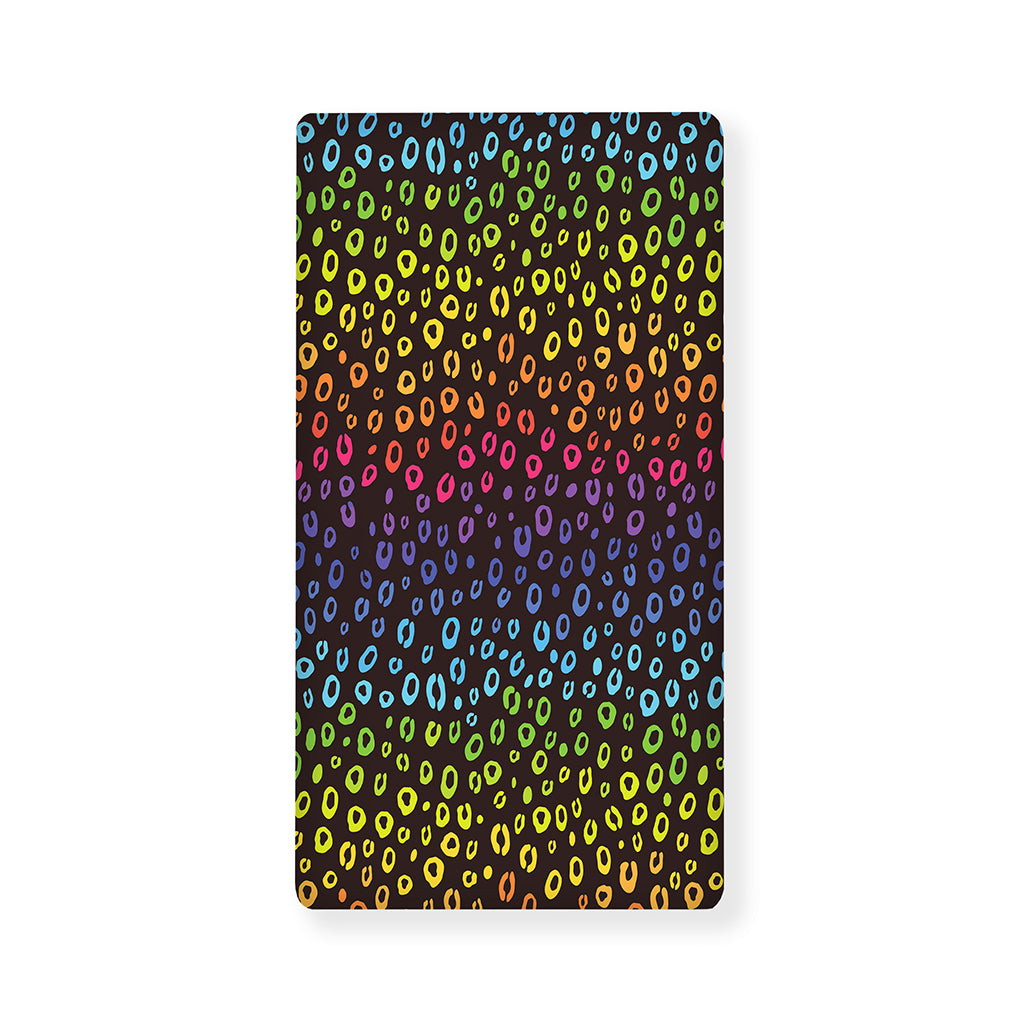 Rainbow Leopard Pattern Print Baby Crib Sheet