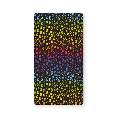 Rainbow Leopard Pattern Print Baby Crib Sheet