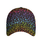 Rainbow Leopard Pattern Print Baseball Cap