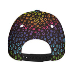 Rainbow Leopard Pattern Print Baseball Cap