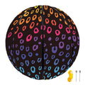 Rainbow Leopard Pattern Print Basketball