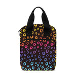 Rainbow Leopard Pattern Print Bible Tote Bag