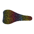 Rainbow Leopard Pattern Print Bicycle Seat Cover